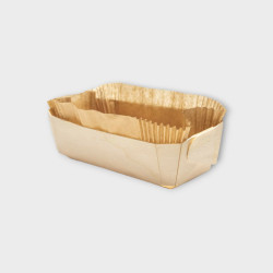 Barquettes cuisson en bois 255x115x70 mm par 100