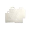 Sac papier kraft blanc à poignées plates 22x10x28 cm par 250