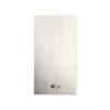 Sac papier blanc à fond plat 18+11x34 cm